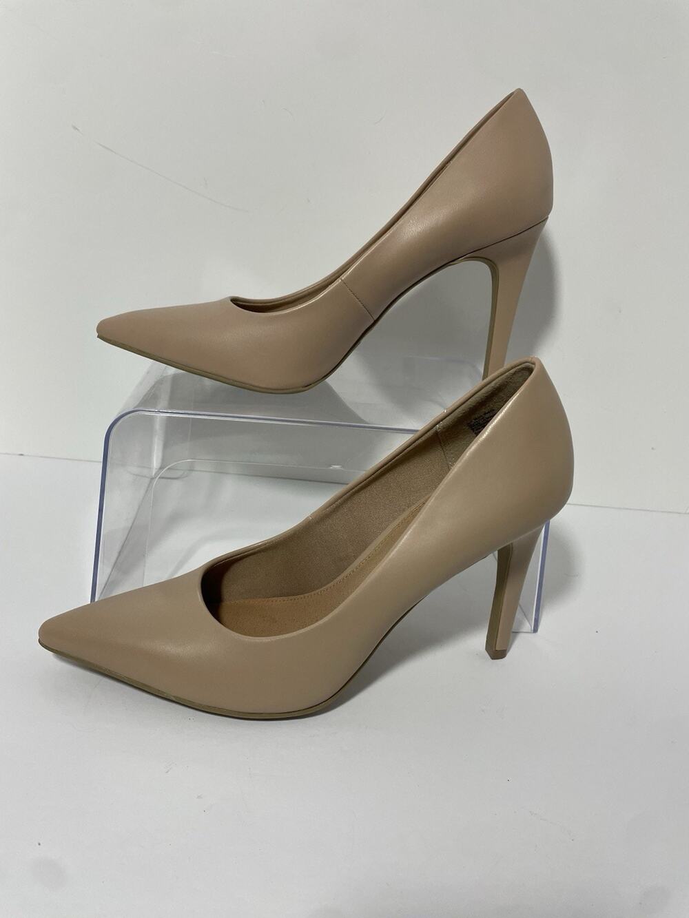 Christian Siriano for Payless Habit Nude Heels Elegant Womens Size 8.5